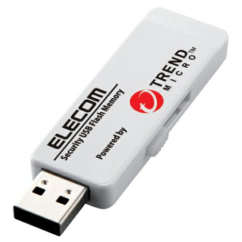 エレコム　セキュリティ機能付USBメモリ（トレンドマイクロ）　8GB　3年ライセンス　US…...:dotkae-ru:10205802
