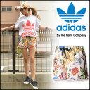 アディダスオリジナルス adidas originals FLORAL LOLITA SHORT レディース ボトムス ショートパンツ ウエストゴム イージー ジム ヨガ フィットネス スポーツ ブランド コラボ BR5122