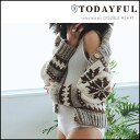 TODAYFUL トゥデイフル LIFE's ライフズ 通販 10月下旬予約 Cowichan Knit カウチンニット レディース ニットアウター カーデ ジャケット 羽織 アウター 吉田怜香 11520203 11720202