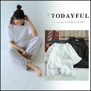 TODAYFUL トゥデイフル LIFE's ライフズ 通販 8月下旬予約 Layered Fringe Tee レイヤードフリンジ Tシャツ レディース 半袖 トップス カットソー レイヤード フリンジ 吉田怜香 11720611