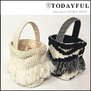 TODAYFUL トゥデイフル LIFE's ライフズ 通販 8月下旬予約 Fringe Bucket Bag フリンジバケットバッグ レディース バッグ 鞄 バケットバッグ かごバッグ フリンジ 吉田怜香 11721043