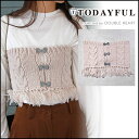 TODAYFUL トゥデイフル LIFE's ライフズ 通販 11月下旬予約 Concho Knit Bustier コンチョニットビスチェ レディース トップス ニット ビスチェ 吉田怜香 11720542