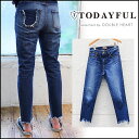 TODAYFUL トゥデイフル LIFE's ライフズ 通販 11月下旬予約 SARA's Denim サラズデニム レディース ボトムス パンツ デニム ブルー 吉田怜香 11721413