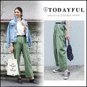TODAYFUL トゥデイフル 10月下旬予約 Vintage Cargo PT ヴィンテージカーゴパンツ レディース ボトムス カーゴ パンツ カーゴパンツ ボトム カーキ 通販 吉田怜香 (11620705) (11710730)