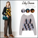 【通9504円→スーパセール★50%OFF】リリーブラウン Lily Brown タッセル付きニットプルオーバー レディース トップス プルオーバー ニット タッセル 長袖 LWNT165006