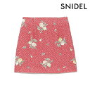 【通8964円→50%OFF】スナイデル SNIDEL 通販 プリントスクエアスカート 花柄 ドット ミニスカート タイト 台形スカート レディース ミニ丈 柄 SWFS181166