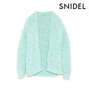 【SALE50%OFF】スナイデル SNIDEL 通販 ミックスヤーンカーディガン カーディガン レディース トッパーカーディガン きれいめ 白 ラベンダー トップス ゆったり 秋 冬 swnt181031アウター