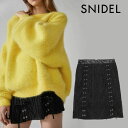 【ポイント10倍】スナイデル SNIDEL 通販 10月下旬予約 プリーツレースアップスカート レディース ボトム スカート ミニ丈 ミニスカ レースアップ プリーツ サイドスリット swfs184143