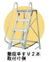 【代引不可】 ナカオ (NAKAO) 作業台 オプション 階段手すり SHA (A用/1本) 【大型】