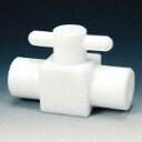 【送料無料】【代引不可】 フロンケミカル コンパクト二方ボールバルブ RC3/8 パーフロ NR1203-06 (735-1402) 《ボールバルブ》