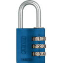 ABUS ナンバー可変式南京錠 145-30 ブルー 145-30-BL (445-1325) 《鍵》