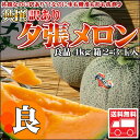 【共撰】訳あり夕張メロン【良品】4kg詰【送料無料】【RCP】