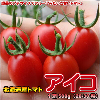 北海道産トマト「アイコ」500g【送料無料】