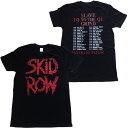 SKID ROW・スキッドロウ・STTG 1991・Tシャツ・...