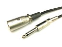 XLRマイク端子と6.3Φの接続に便利な変換コード XLR3/12C-6.3Φモノラルプラグマイク端子変換コード0.2M ポスト投函配送