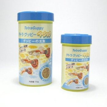 熱帯魚/餌 テトラ グッピーベーシック 70g