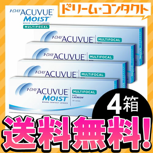 【送料無料】ワンデーアキュビューモイスト マルチフォーカル 4箱セット ジョンソン＆ジョン…...:dreamcl:10011075