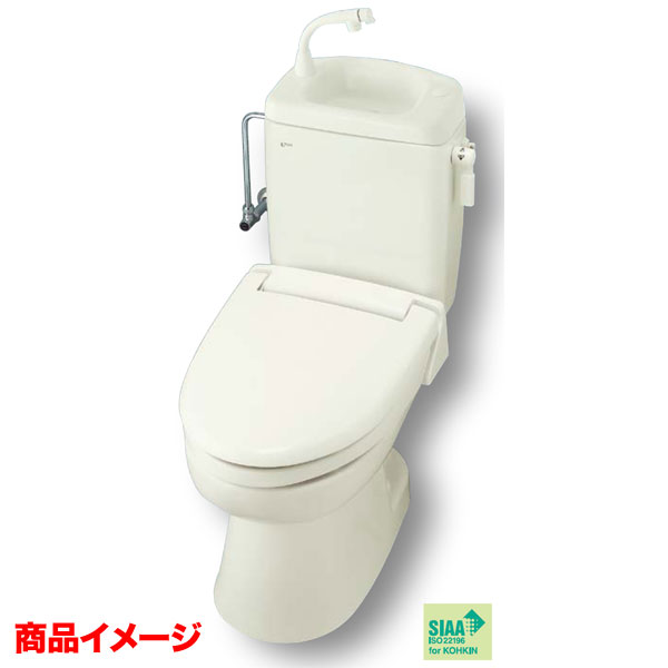 【メーカー直送品で送料無料！】INAX トイレーナR 洋風簡易水洗便器＋止水栓＋暖房便座 …...:dreamer-:10041705