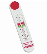 エンペックス気象計　ほっとバスタイム湯温計　TG-5131実は熱いお風呂は危険適温・キケンゾーン表示付きで入浴温度管理に便利です
