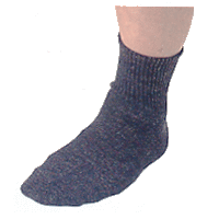 デビロン靴下 紳士用（滑り止め付き）足口ルーズタイプ足口がゆるいので、足首のうっ血にも大丈夫