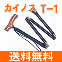 【送料無料】カイノス-T1（つえ）折りたたみ式伸縮杖