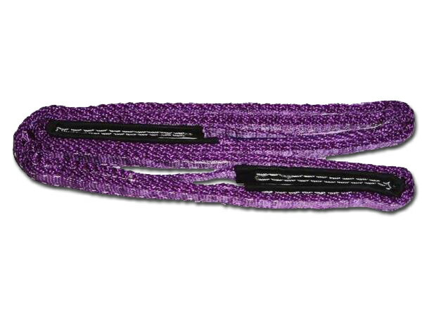 ナイロン ベルトスリング 25mm×2m 紫 吊り上げ/吊り下げ用 【マラソン201207_家電】