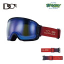 22-23 DICE ダイス BK25191PBK BANK-C-MIT フォトクロミック・MITブルーミラー スノーゴーグル 調光レンズ 正規品