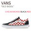 バンズ オールドスクール スニーカー VANS メンズ レディース チェッカーボード OLD SKOOL CHECKERBOARD BLACK RED ブラック レッド VN0A38G135U シューズ