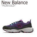 ニューバランス 801 スニーカー New Balance メンズ ML 801 GLD New Balance801 PURPLE パープル ML801GLD FLNB9F3U49 NBPD9F749V シューズ 【中古】未使用品