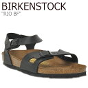 ビルケンシュトック サンダル BIRKENSTOCK メンズ RIO BF リオ BLACK ブラック 031791 シューズ 【中古】未使用品