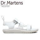 ドクターマーチン サンダル Dr.Martens レディース REDFIN レッドフィン WHITE ホワイト 23847100 シューズ【中古】未使用品