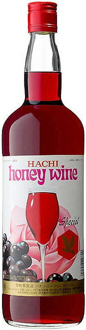 合同酒精ハチハニーワイン スペシャル 赤 1．8Lx6本ケース販売