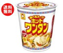 東洋水産 マルちゃん ホットワンタン しょうゆ味 46g×12個入| 送料無料 インスタント食品 スープ 即席 カップ