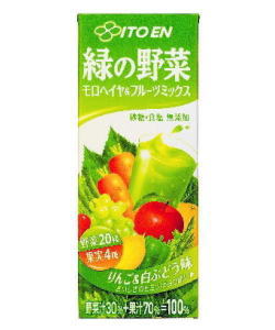 伊藤園 緑の野菜 モロヘイヤ＆フルーツミックス 200ml×24本〔31％OFF〕