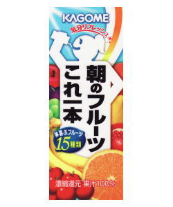 カゴメ 朝のフルーツこれ一本 200ml×24本〔19％OFF〕カゴメ 朝のフルーツこれ一本 200ml×24本〔19％OFF〕【2ケースご購入で送料無料】