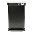 シンプルヒューマン CW2036 レクタンギュラー ステップカン ポケット付 ブロンズ 45L ゴミ箱 SIMPLEHUMAN
