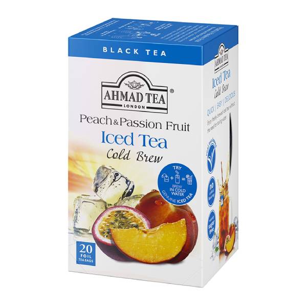 [送料無料]AHMAD TEA アーマッドティー ティーバッグ ピーチ&パッションフルーツ 紅茶 おうちカフェ×18箱（360袋）【3〜4営業日以内に出荷】茶葉