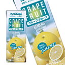 【7月10日出荷開始】カゴメ グレープフルーツ100 200ml×24本<※96本まで1配送可><紙パック商品の為、運送時に角などが多少潰れる可能性がありますが、交換保障は対応しかねます>