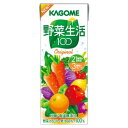 【7月10日出荷開始】カゴメ 野菜生活100オリジナル 200ml×24本＜※96本まで1配送可＞＜紙パック商品の為、運送時に角などが多少潰れる可能性がありますが、交換保障は対応しかねます＞