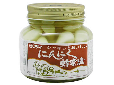 にんにく蜂蜜漬 370g シャキッとおいしいニンニクの蜂蜜漬。アリシンやスコルジニンが健康をサポートします。【日用品屋】にんにく蜂蜜漬 370g【※キャンセル・変更不可】