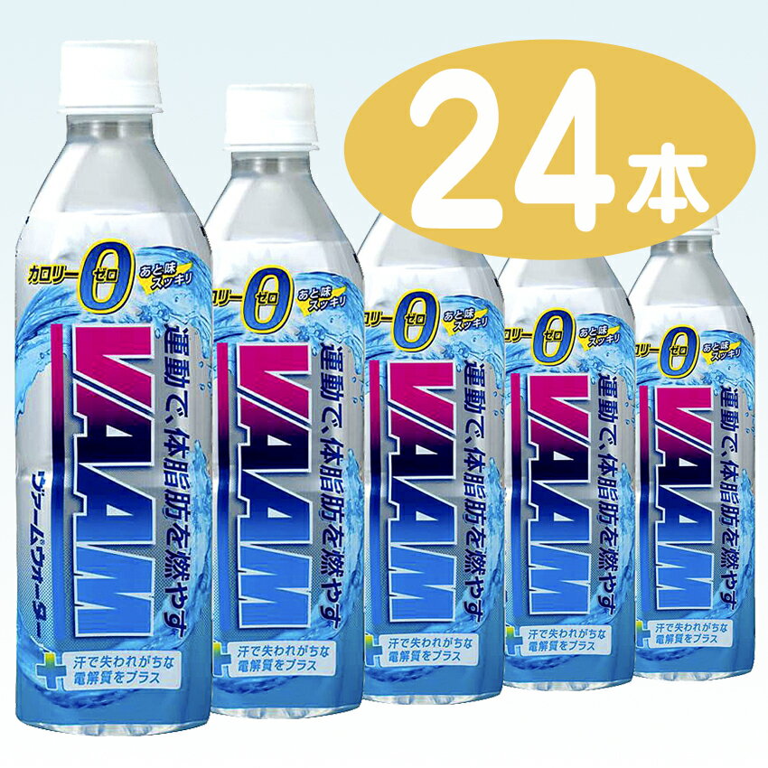 3〜4営業日後の出荷予定【明治】 ヴァームウォーター （VAAM） 500ml ペットボトル 1ケース 24本入（スポーツドリンク）【1配送先2ケース以上送料無料】北海道・沖縄・離島除く【2sp_120810_ blue】