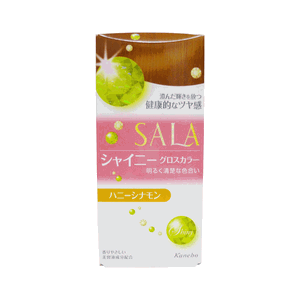 SALA（サラ）　グロスカラー《シャイニー》ハニーシナモン　1剤65g・2液65ml【医薬部外品】