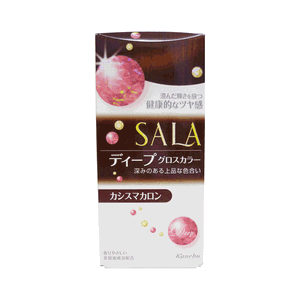 SALA（サラ）　グロスカラー《ディープ》カシスマカロン　1剤65g・2液65ml【医薬部外品】