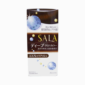 SALA（サラ）　グロスカラー《ディープ》エスプレッソアッシュ　1剤65g・2液65ml【医薬部外品】