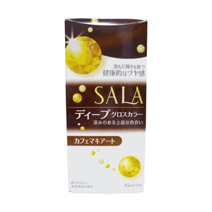 SALA（サラ）　グロスカラー《ディープ》カフェマキアート　1剤65g・2液65ml【医薬部外品】