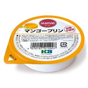 【おまけ付き】【送料無料】株式会社H＋Bライフサイエンスマービーカップデザート　マンゴープリン　52g×48個セット【ドラッグピュア】