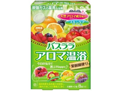 白元　バスララ　アロマ温浴　果樹園便り8錠【ドラッグピュア】