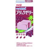 【送料無料】明治乳業明治メイバランスブリックゼリーあずき味　220ml×24個（発送までに7〜10日かかります・ご注文後のキャンセルは出来ません）【ドラッグピュア】