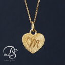 18k 18金 ゴールドネックレス 「イニシャル ゴールド ネックレス ハート型デザイン」 誕生日 出産 お祝い gold necklace『DEVAS ディーヴァス』 シンプル アクセ 誕生日 プレゼント