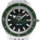 【DS KATOU】2020年10月購入品 RADO ラドー キャプテンクック 01.763.0505.3.031 R32505313 メンズ オートマ グリーン文字盤 【中古】